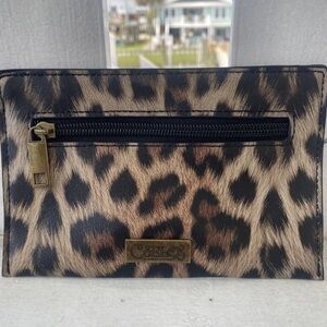 Carlos by Carlos Santana Cheeta Print wristlet wallet